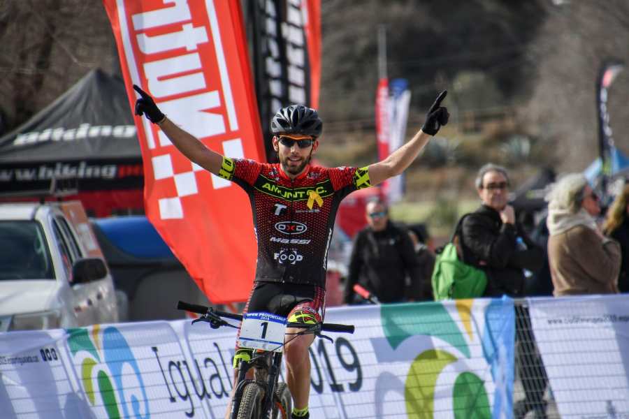 Mario Sinués, guanyador en categoria elit a Igualada